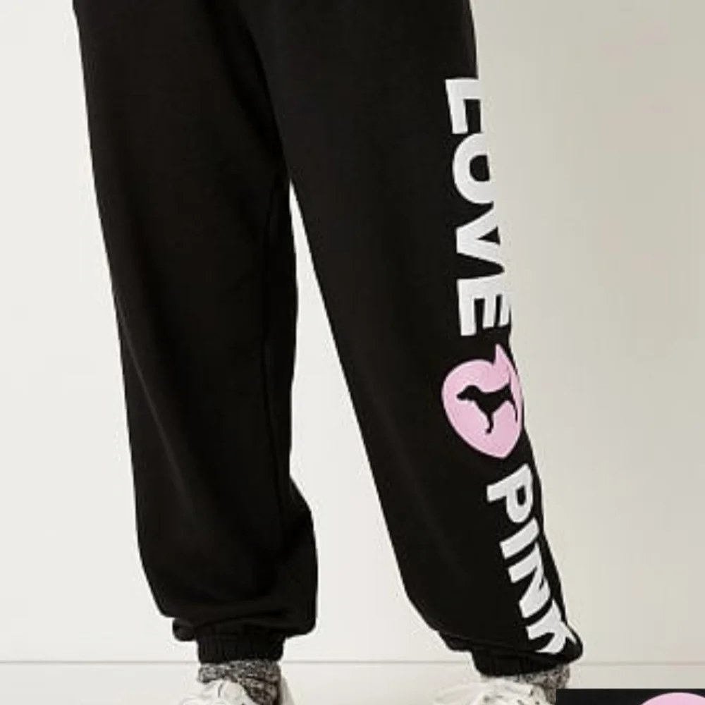 VS PINK CAMPUS PANTS ORIGINALS BLACK - Picture 1 of 9